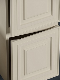 Sancos Шкаф пенал Very 35 R подвесной бежевый матовый (beige soft) – фотография-6